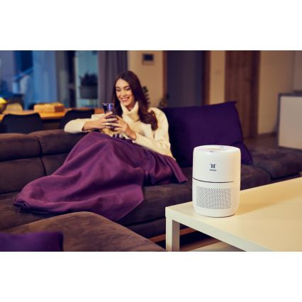 TESLA Smart - Intelligent mini luftrenser 30W/230V Wi-Fi