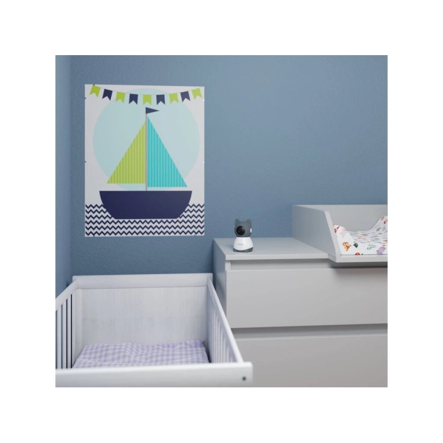 TESLA Smart - Smart babyalarm genopladelig Wi-Fi