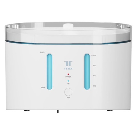 TESLA Smart - Smart-fontæne med UV-sterilisering til kæledyr 2,5 l 5V Wi-Fi