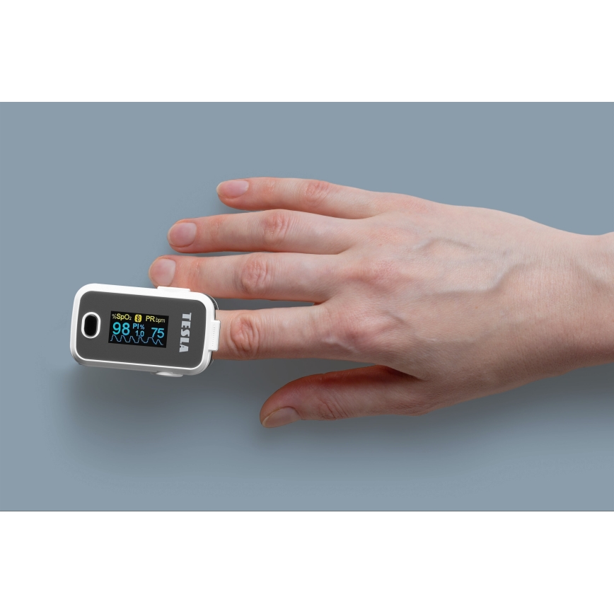 TESLA Smart - Smart pulsoximeter 2xAAA IP22