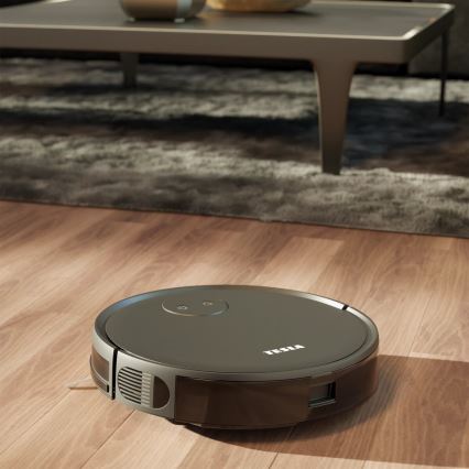 TESLA Smart - Smart robotstøvsuger 02.01.2001 2000 mAh Wi-Fi sort + fjernbetjening