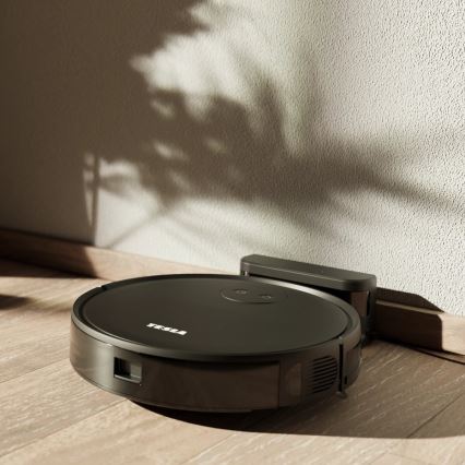 TESLA Smart - Smart robotstøvsuger 02.01.2001 2000 mAh Wi-Fi sort + fjernbetjening