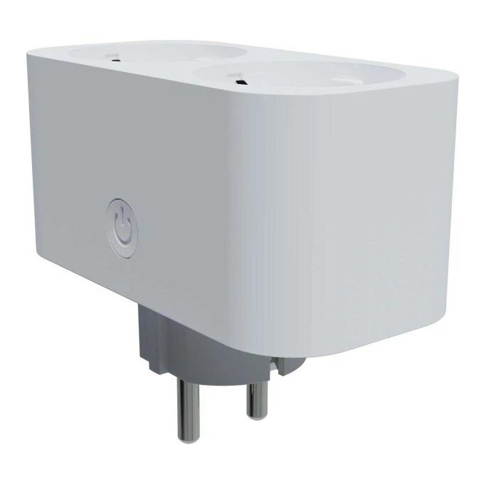 TESLA Smart - Smart stikdåseadapter 2x16A/230V Type F Wi-Fi Tuya