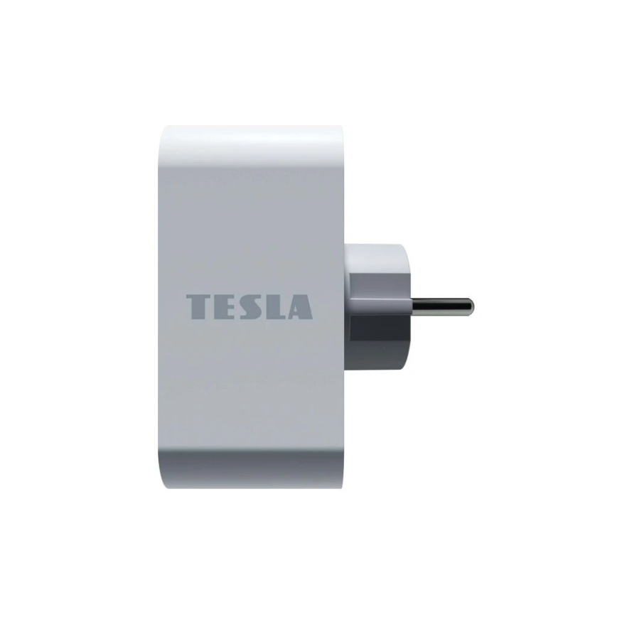 TESLA Smart - Smart stikdåseadapter 2x16A/230V Type F Wi-Fi Tuya