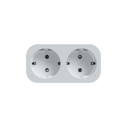 TESLA Smart - Smart stikdåseadapter 2x16A/230V Type F Wi-Fi Tuya