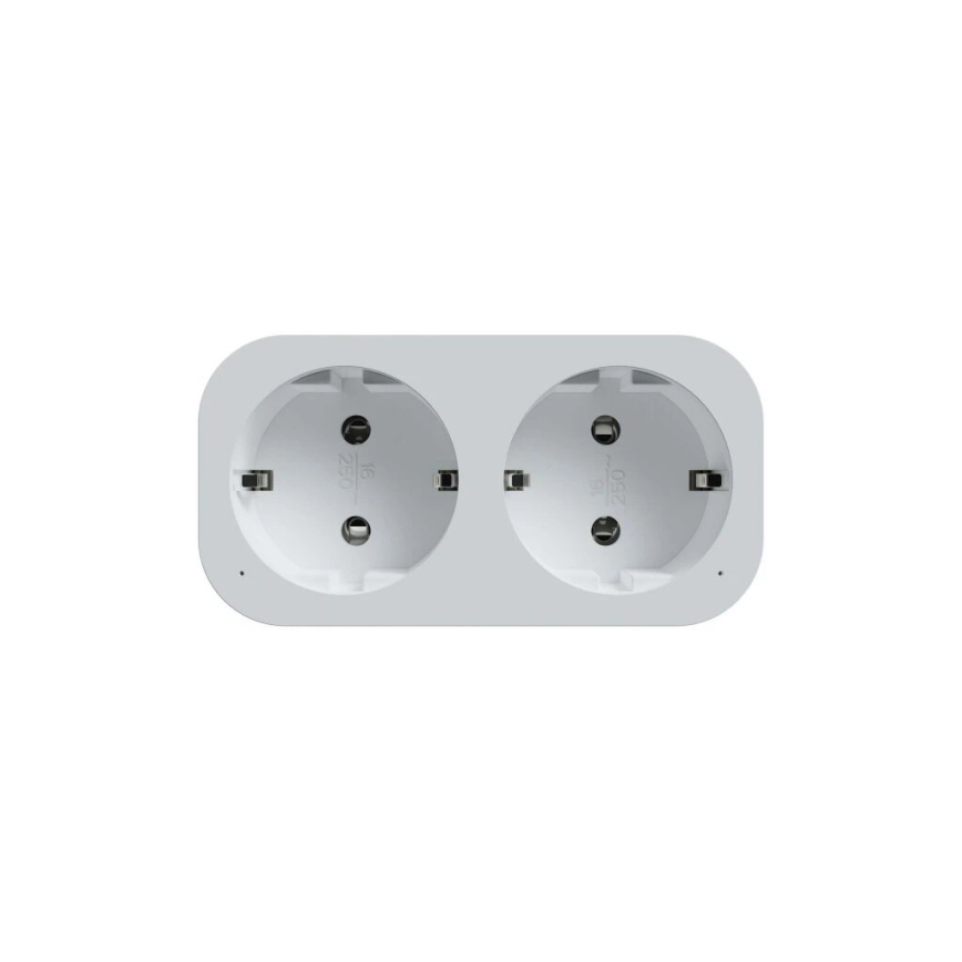 TESLA Smart - Smart stikdåseadapter 2x16A/230V Type F Wi-Fi Tuya