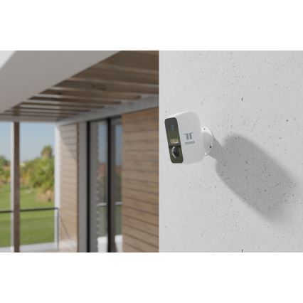 TESLA Smart - Smart udendørskamera med sensor 2K 1296p 9600 mAh 5V Wi-Fi IP65