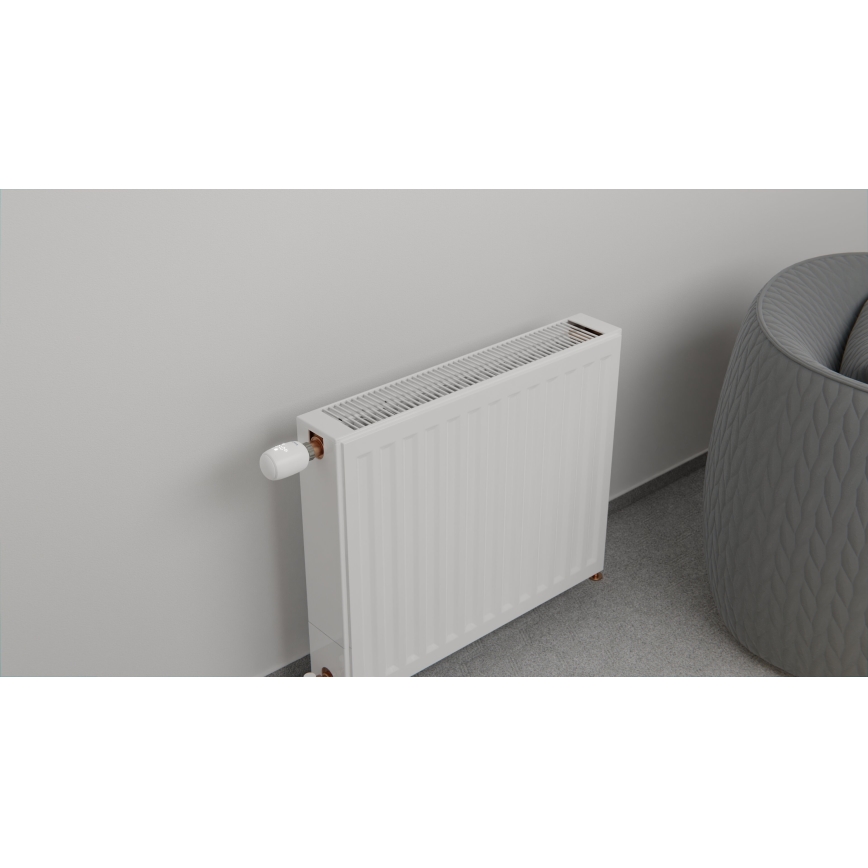 TESLA Smart - SÆT med 3x trådløse termostathoveder 2xAA + smart Zigbee Wi-Fi hub gateway