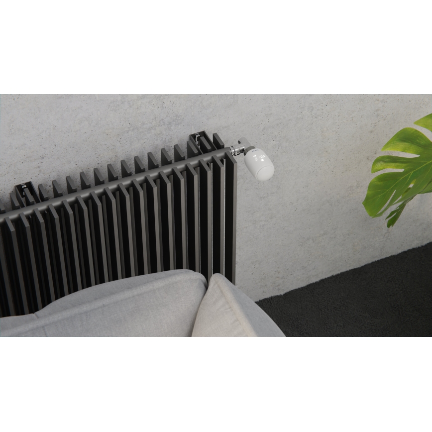 TESLA Smart - SÆT med 3x trådløse termostathoveder 2xAA + smart Zigbee Wi-Fi hub gateway