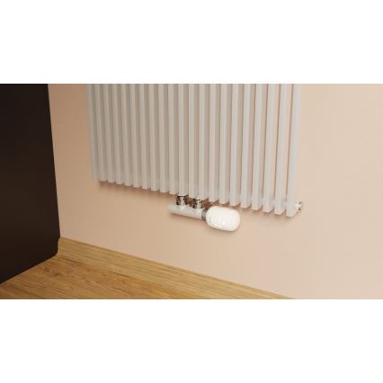 TESLA Smart - SÆT med 3x trådløse termostathoveder 2xAA + smart Zigbee Wi-Fi hub gateway
