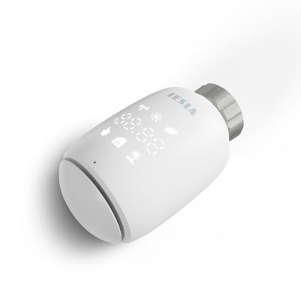 TESLA Smart - SÆT med 3x trådløse termostathoveder 2xAA + smart Zigbee Wi-Fi hub gateway