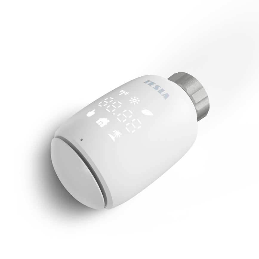 TESLA Smart - SÆT med 3x trådløse termostathoveder 2xAA + smart Zigbee Wi-Fi hub gateway