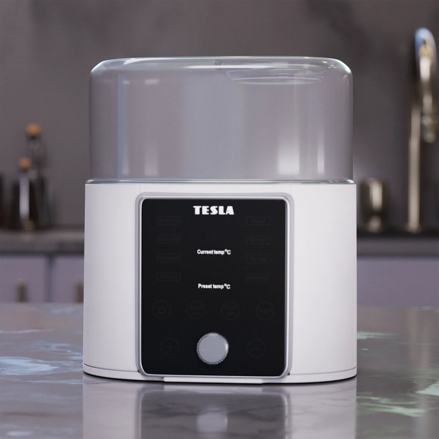 TESLA Smart - Varmer og sterilisator til flasker og babymad 200W/230V