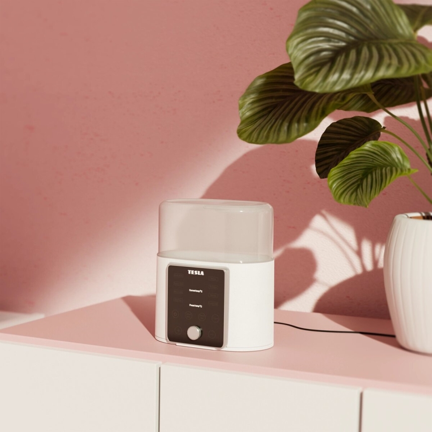 TESLA Smart - Varmer og sterilisator til flasker og babymad 200W/230V
