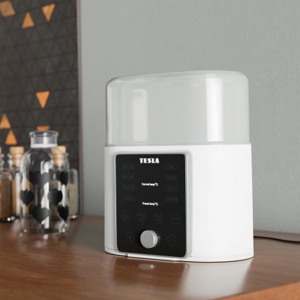 TESLA Smart - Varmer og sterilisator til flasker og babymad 200W/230V