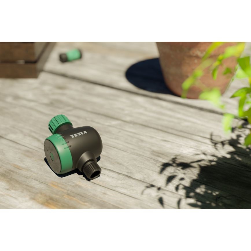 TESLA Smart - Intelligent vandventil 2xAA Wi-Fi IP55