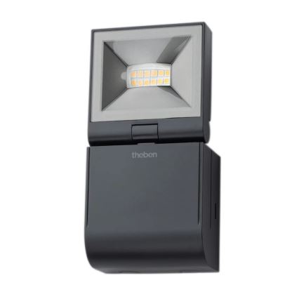 theben - LED vægmonteret projektør LED/10W/230V sort IP55