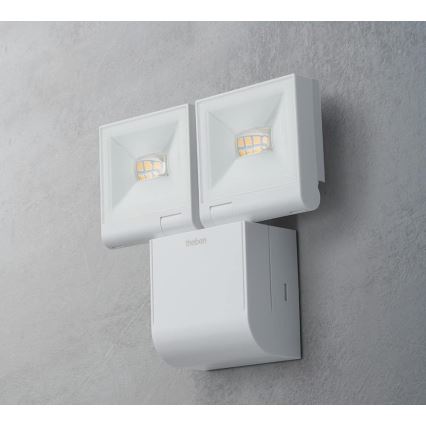 theben - LED-vægreflektor 2x LED/10W/230V hvid IP55