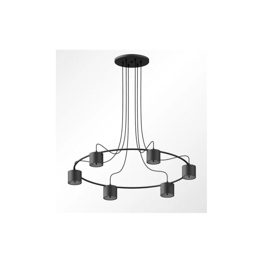 Thoro TH.020 - Hængende lysekrone TOLJA 6xGU10/40W/230V