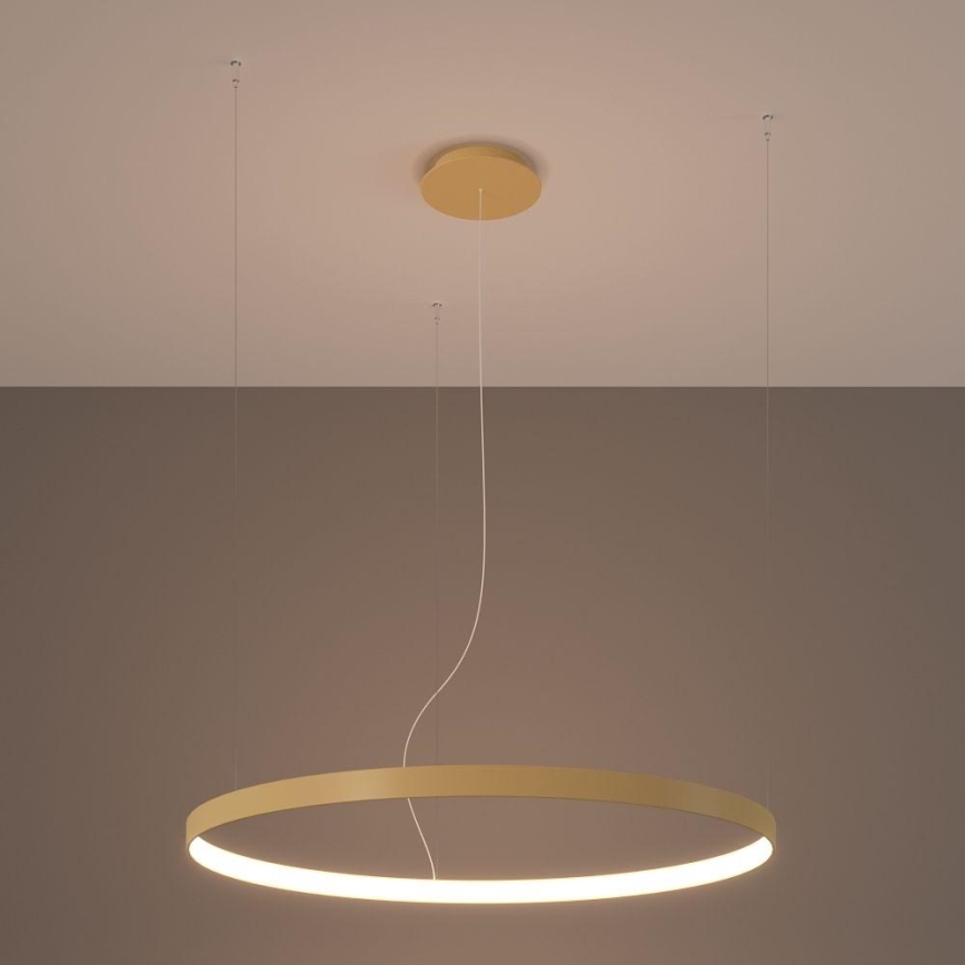 Thoro TH.174 - LED pendel RIO LED/50W/230V CRI 90 3000K diameter 78 cm guldfarvet