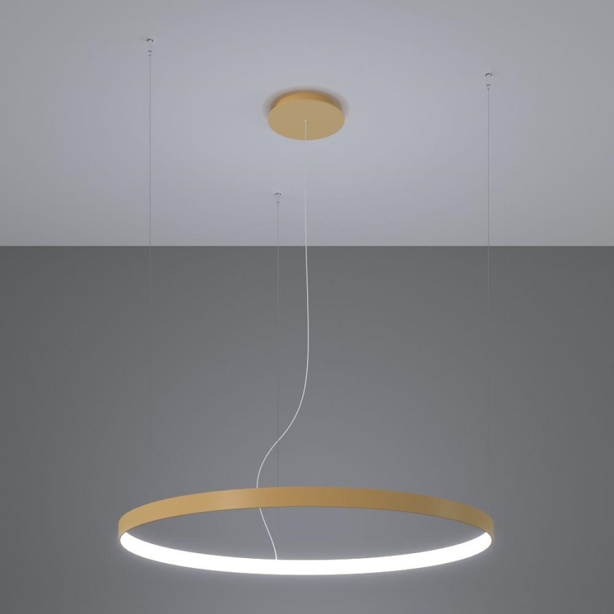 Thoro TH.181 - LED  Pendel RIO LED /50W/230V CRI 95 4000K diameter 78 cm guldfarvet