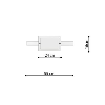 Thoro TH.221 - LED pendel RIO LED/30W/230V CRI 95 4000K diameter 55 cm guldfarvet
