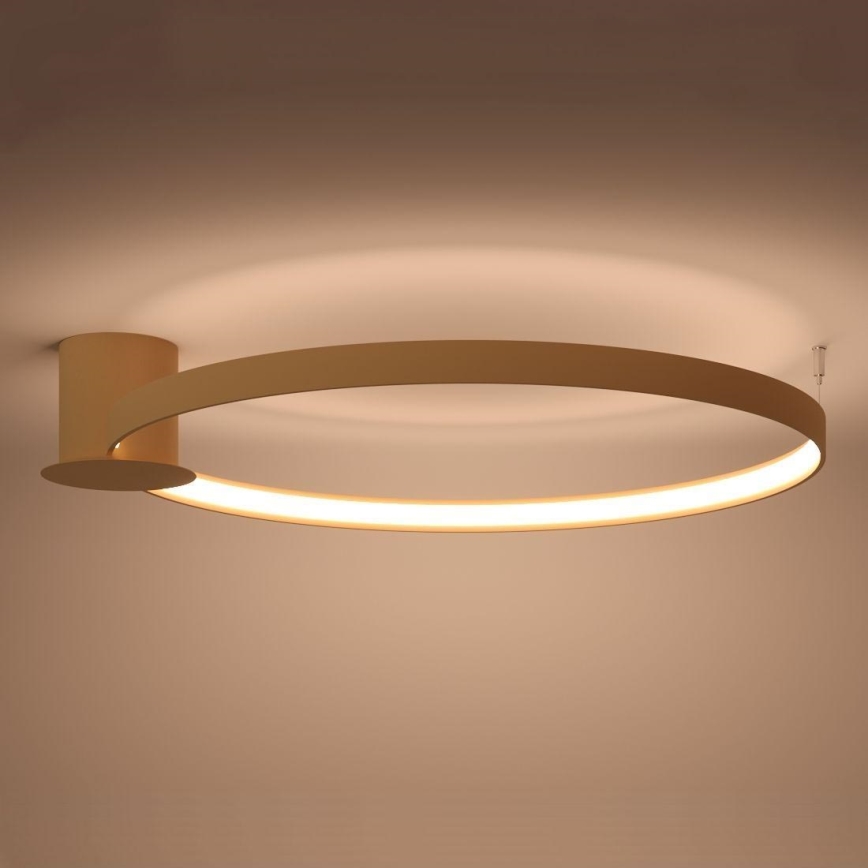 Thoro TH.224 - LED loftlampe RIO LED/50W/230V CRI 90 3000K diameter 78 cm guldfarvet