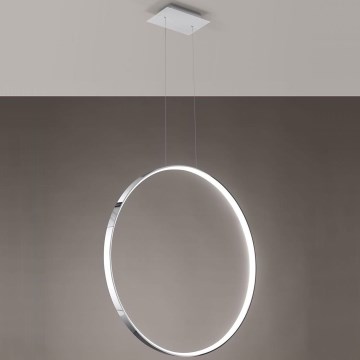 Thoro TH.249 - LED pendel RIO LED/50W/230V CRI 90 4000K diameter 78 cm skinnende krom