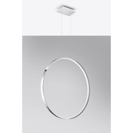 Thoro TH.249 - LED pendel RIO LED/50W/230V CRI 90 4000K diameter 78 cm skinnende krom