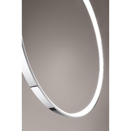 Thoro TH.249 - LED pendel RIO LED/50W/230V CRI 90 4000K diameter 78 cm skinnende krom