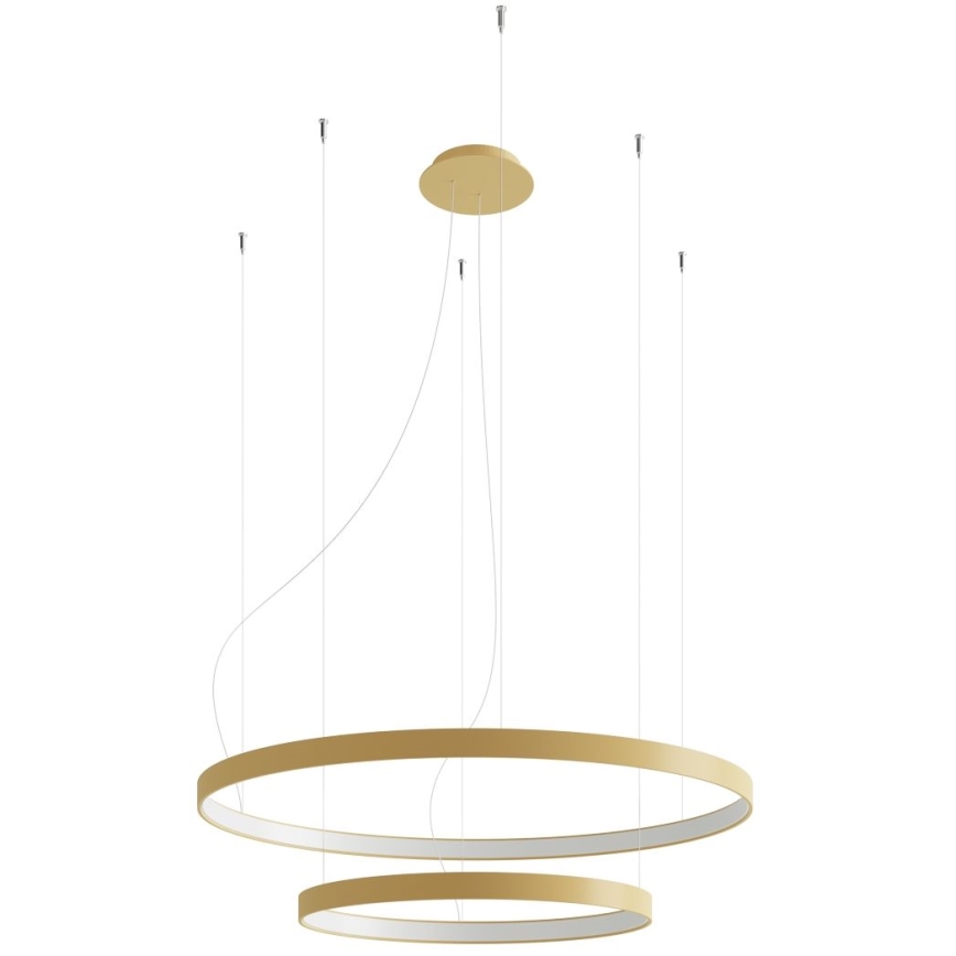 Thoro TH.268 - LED loftlampe på wire RIO LED/80W/230V CRI 95 4000K guld