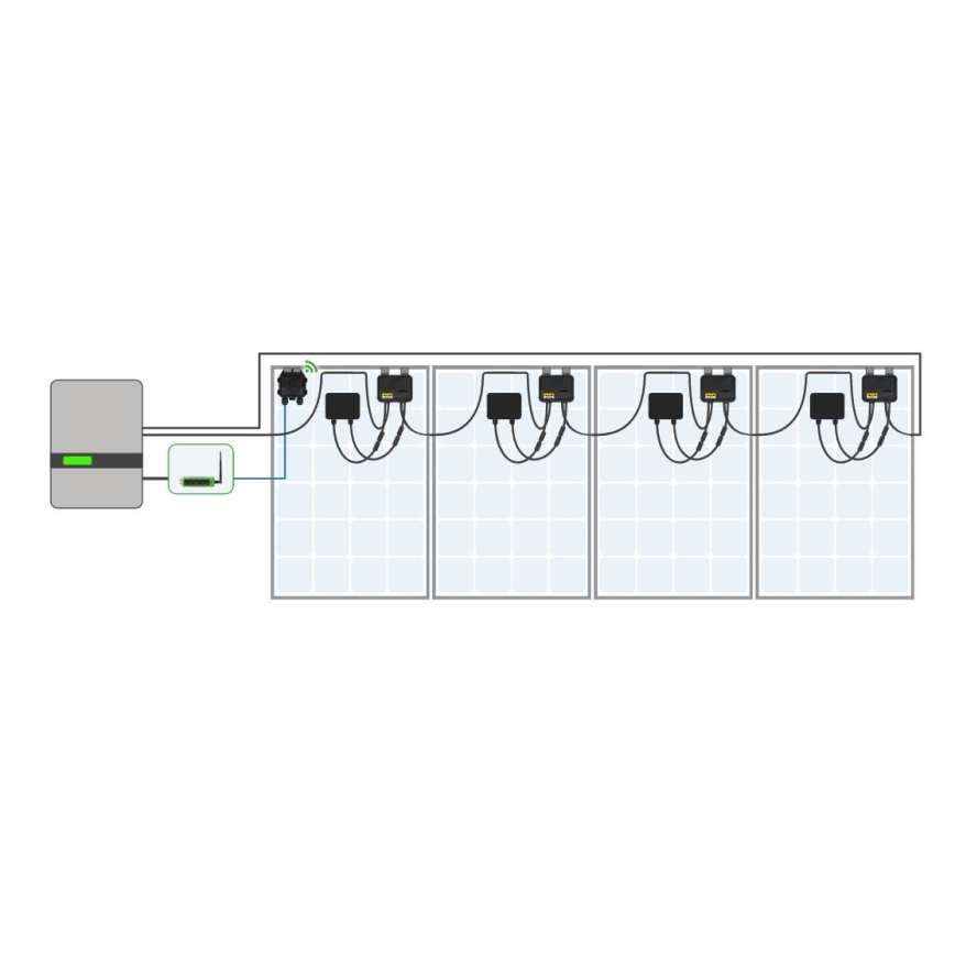 Tigo TS4-A-O 700W - Optimeringsenhed til solpanel, 1,2 m kabel, MC4