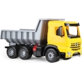 Tippelastbil Mercedes 66 cm gul/grå