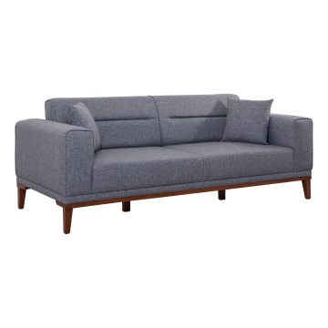 To-personers sofa DOTY i mørkegrå