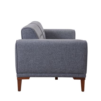 To-personers sofa DOTY i mørkegrå