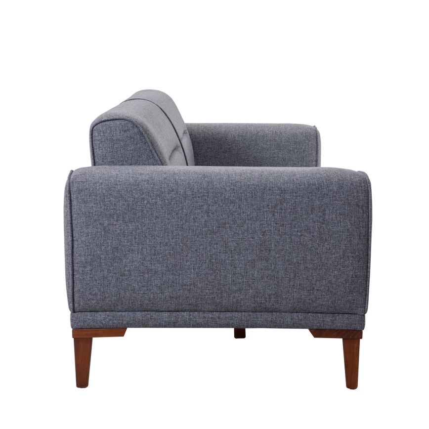 To-personers sofa DOTY i mørkegrå