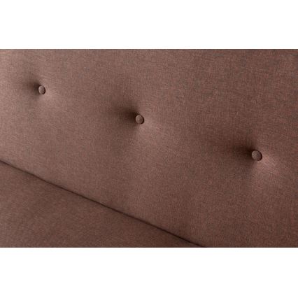 To-personers sofa LOKO i brun