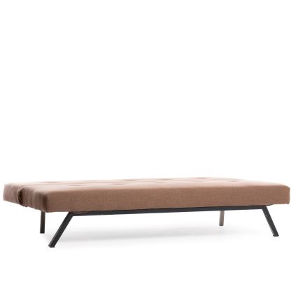 To-personers sofa LOKO i brun
