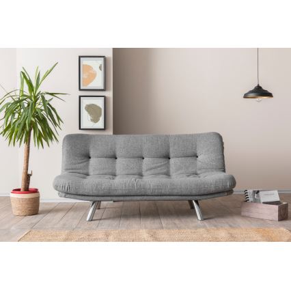 To-personers sovesofa BINA i lysegrå