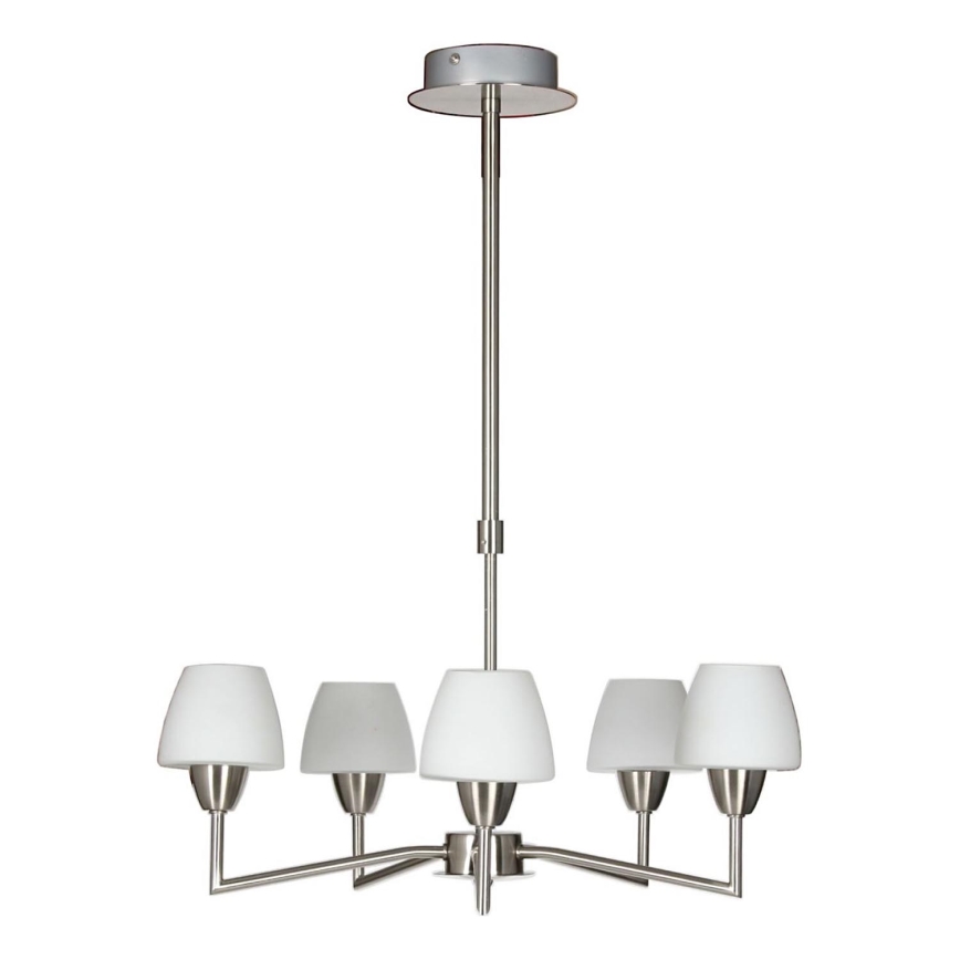 TOGO pendellampe 5xG9/40W/230V mat krom/hvid