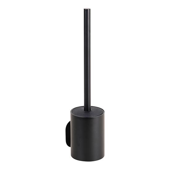 Toiletbørste 8x35,5 cm rustfrit stål/sort