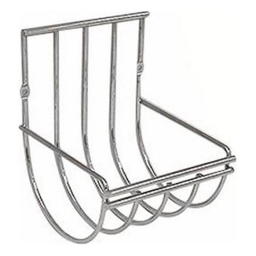 Toiletrulleholder 12x12,5 cm skinnende krom