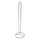 Toiletrulleholder 16x55,7 cm skinnende krom