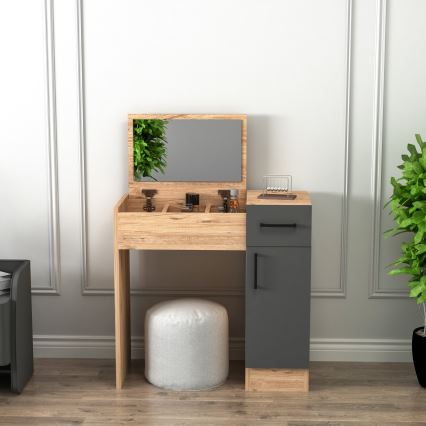 Toiletbord INCI 108,8x77 cm atlantic fyrretræ/antracit