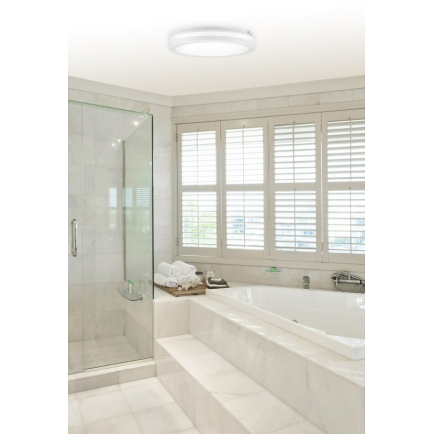 Top Belysning - LED badeværelseslampe COMET LED/15W/230V 3000/4000/6500K IP54 diameter 20 cm hvid