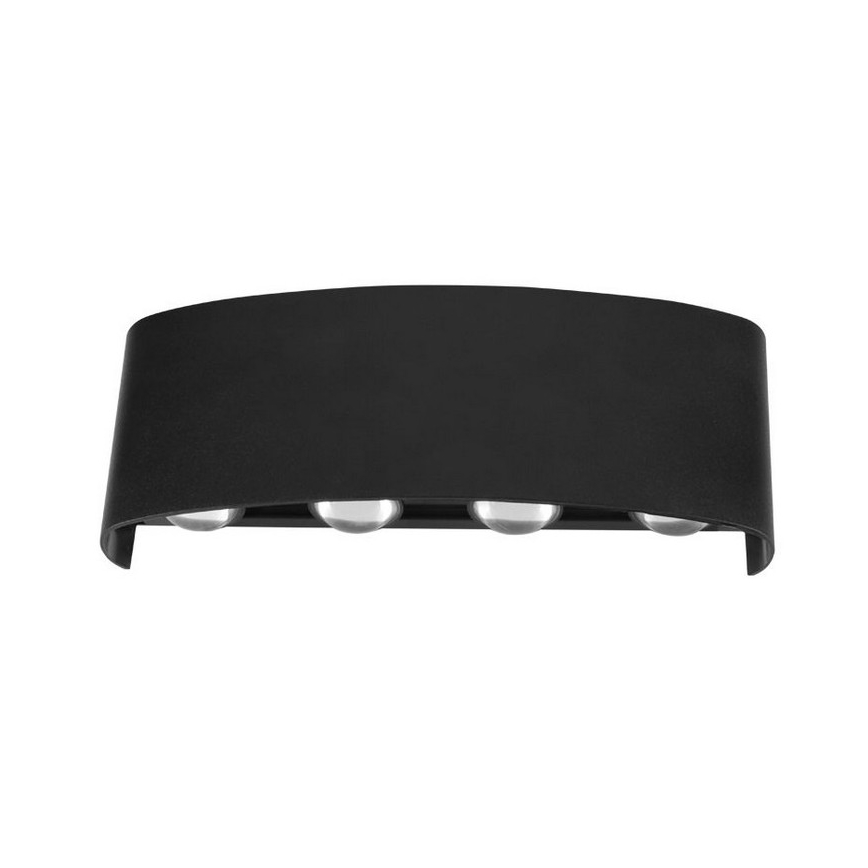 Top Belysning - Udendørs LED væglampe LED/8W/230V IP44 4000K sort