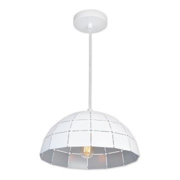 Top Light Apolo 30B - Lysekrone på en snor 1xE27/40W/230V hvid/sølv