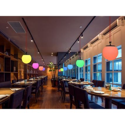 Top Light BALL RGB RC - LED RGB dæmpbar solcellelampe BALL LED/1,2W/3,7V IP44 1800 mAh + fjernbetjening