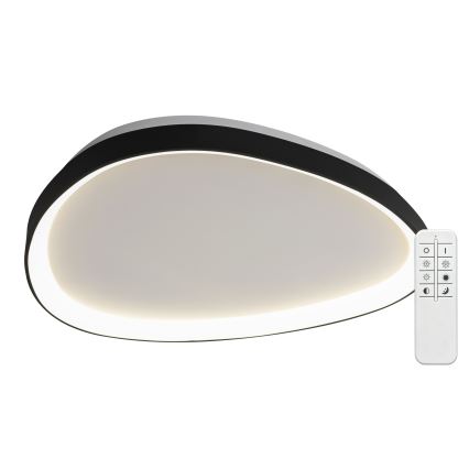 Top Light - LED dæmpbar loftlampe ECLIPSE LED/55W/230V 3000-6500K Ø 60 cm sort + fjernbetjening