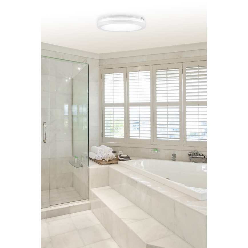 Top Light - LED loftlampe til badeværelse COMET LED/40W/230V 3000/4000/6500K IP54 hvid Ø 40 cm